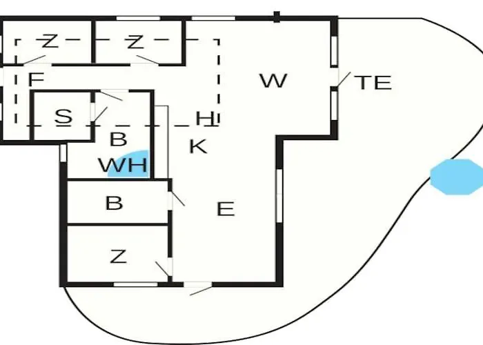 8 Person In Ringkobing-by Traum 펜션 *